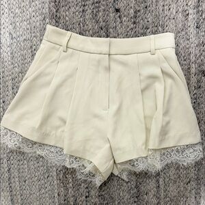 Lulus Lace Trim Shorts